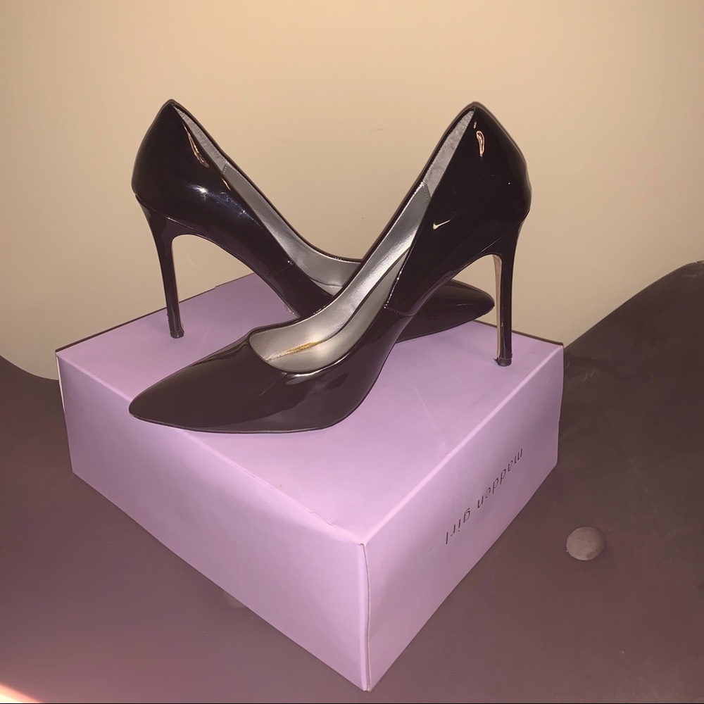 Stiletto black heel